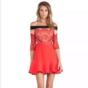 Three Floor x REVOLVE Red Kloss Up Dress